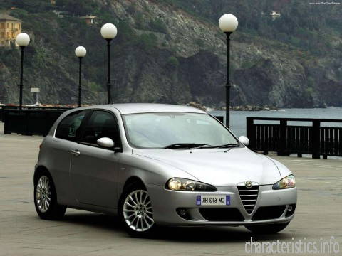 ALFA ROMEO Поколение
 147 3 doors 2.0 i 16V T.Spark (150 Hp) Технически характеристики
