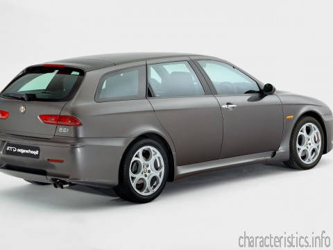 ALFA ROMEO Покоління
 156 GTA Sport Wagon 3.2 i V6 24V (250 Hp) Технічні характеристики
