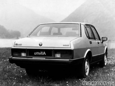 ALFA ROMEO Покоління
 Alfetta (116) 1.8 (116 Hp) Технічні характеристики
