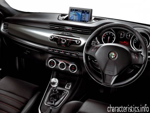 ALFA ROMEO Generation
 Giulietta (Type 940) 1.4 TB (120 Hp) StartStop Τεχνικά χαρακτηριστικά
